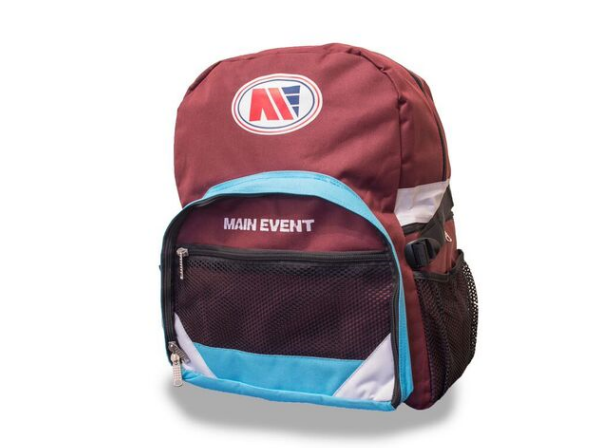 Main Event Boxing Sports Gear Kit Gym Bag Backpack Claret Blue